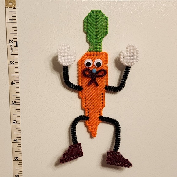 Refrigerator magnets Dancing Veggies! Set of 5!! - Picture 3 of 6